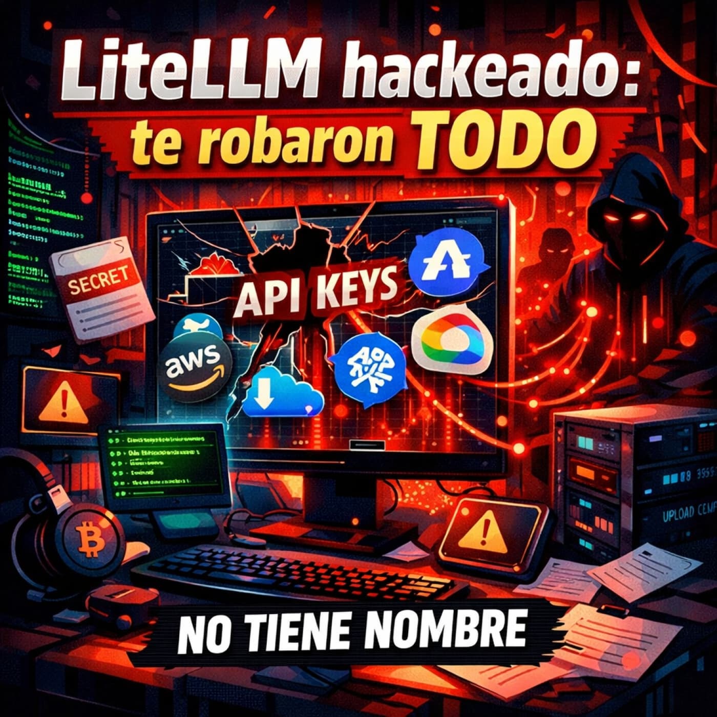 NTN 495 -   LiteLLM hackeado: te robaron TODO - No Tiene Nombre cover