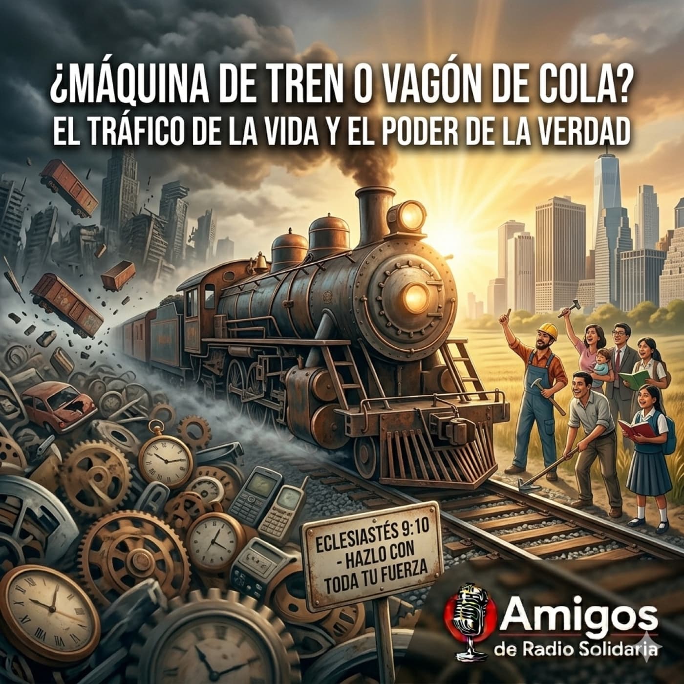 ¿Máquina de tren o vagón de cola?   El tráfico de la vida y el poder de la verdad (12/11/2025) — Meditaciones Cristianas cover