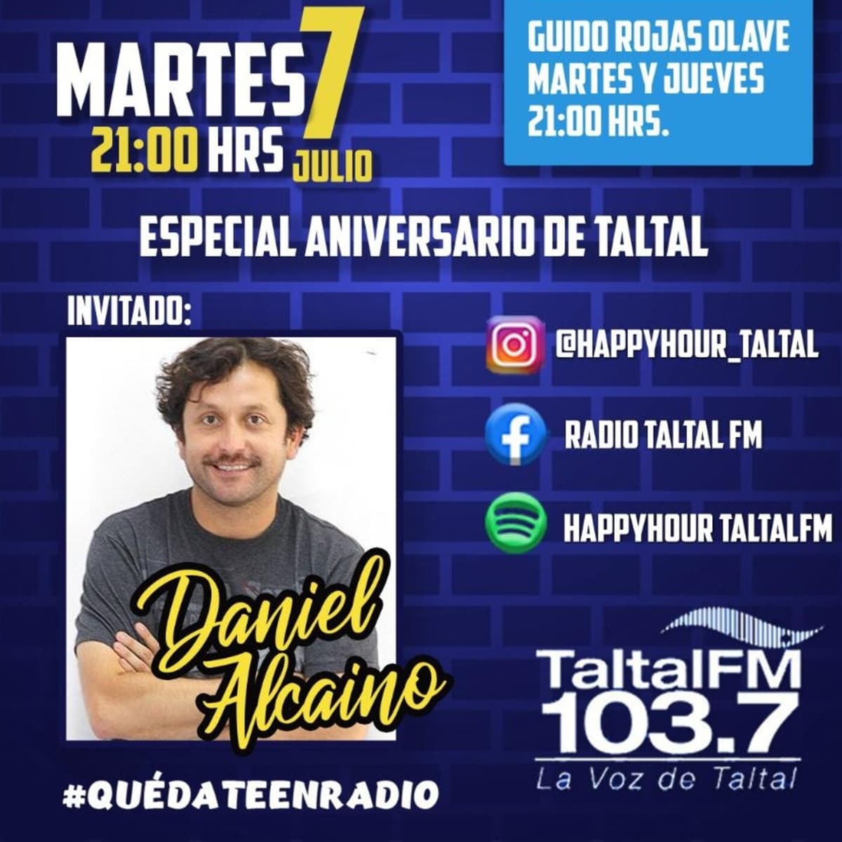Happy Hour 2.0 - EPISODIO 7: GRANDES SHOWS EN TALTAL - DANIEL ALCAÍNO - Happy Hour cover