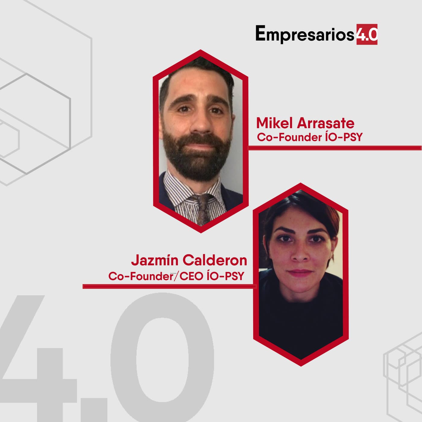EP 96 - IO-PSY Mikel Arrasate y Jazmín Calderon - Empresarios 4.0 cover