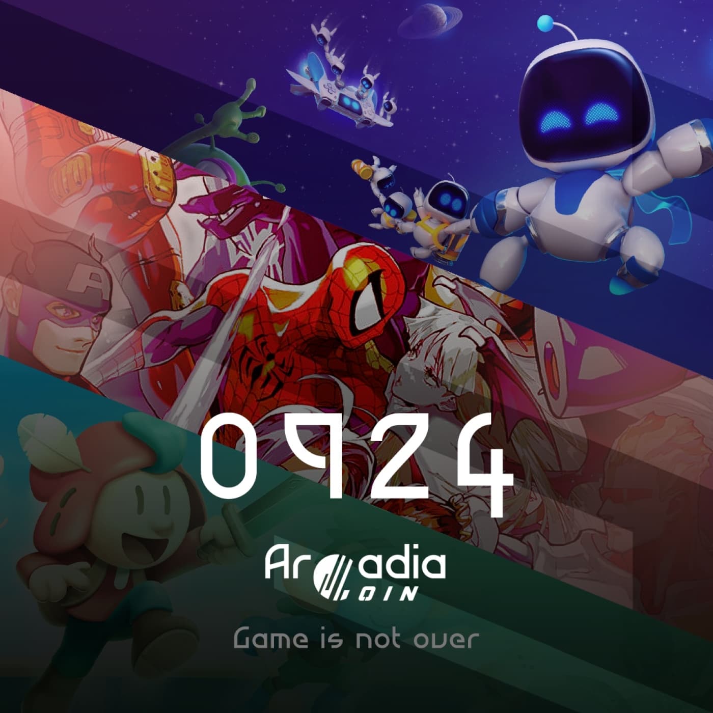 Episodio 35 - 0924 (Astro bot regresa a la vida a PlayStation, títulos AAA y indies nostálgicos) — Arcadia Coin cover