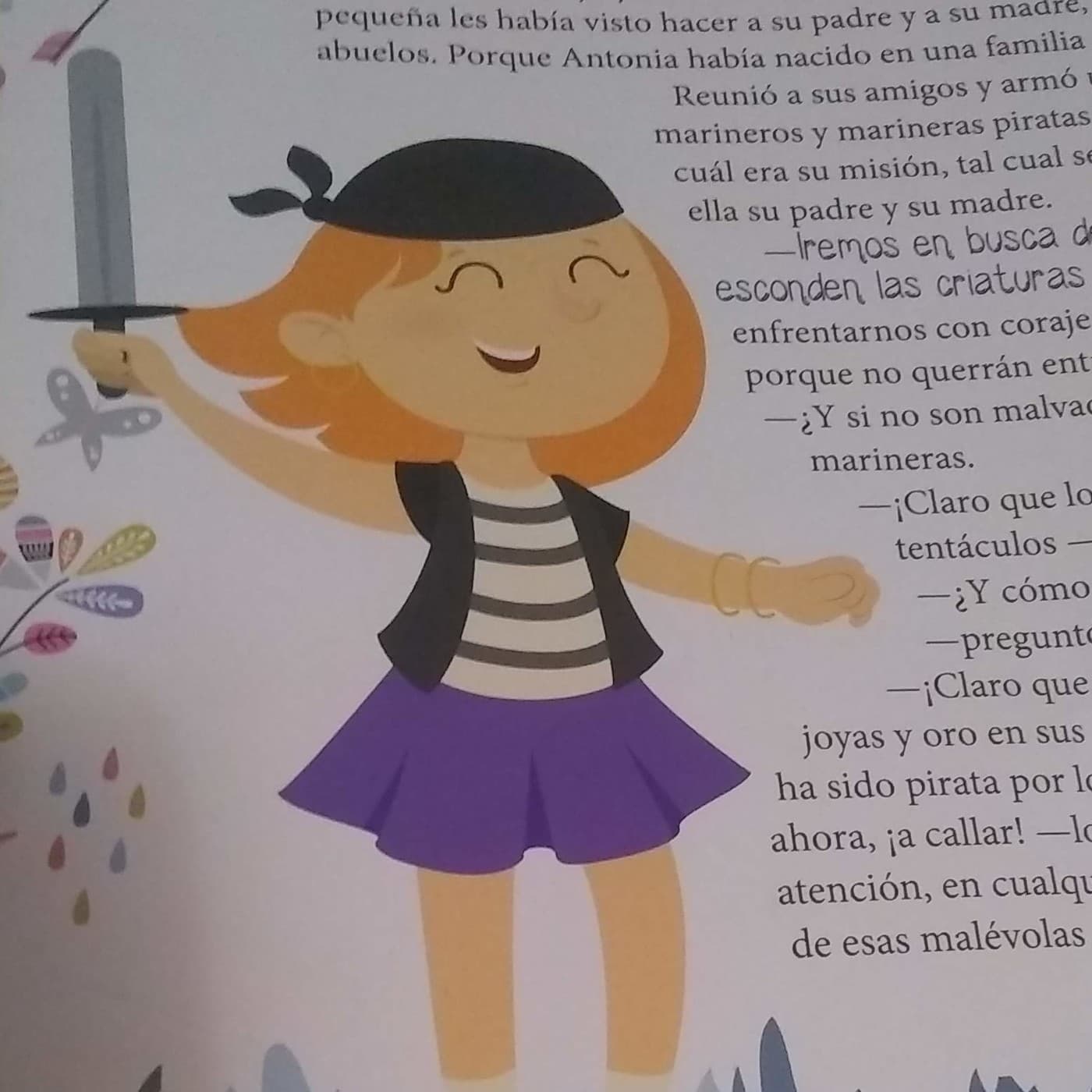 La pirata Antonia - Cuentos para mis hijos cover
