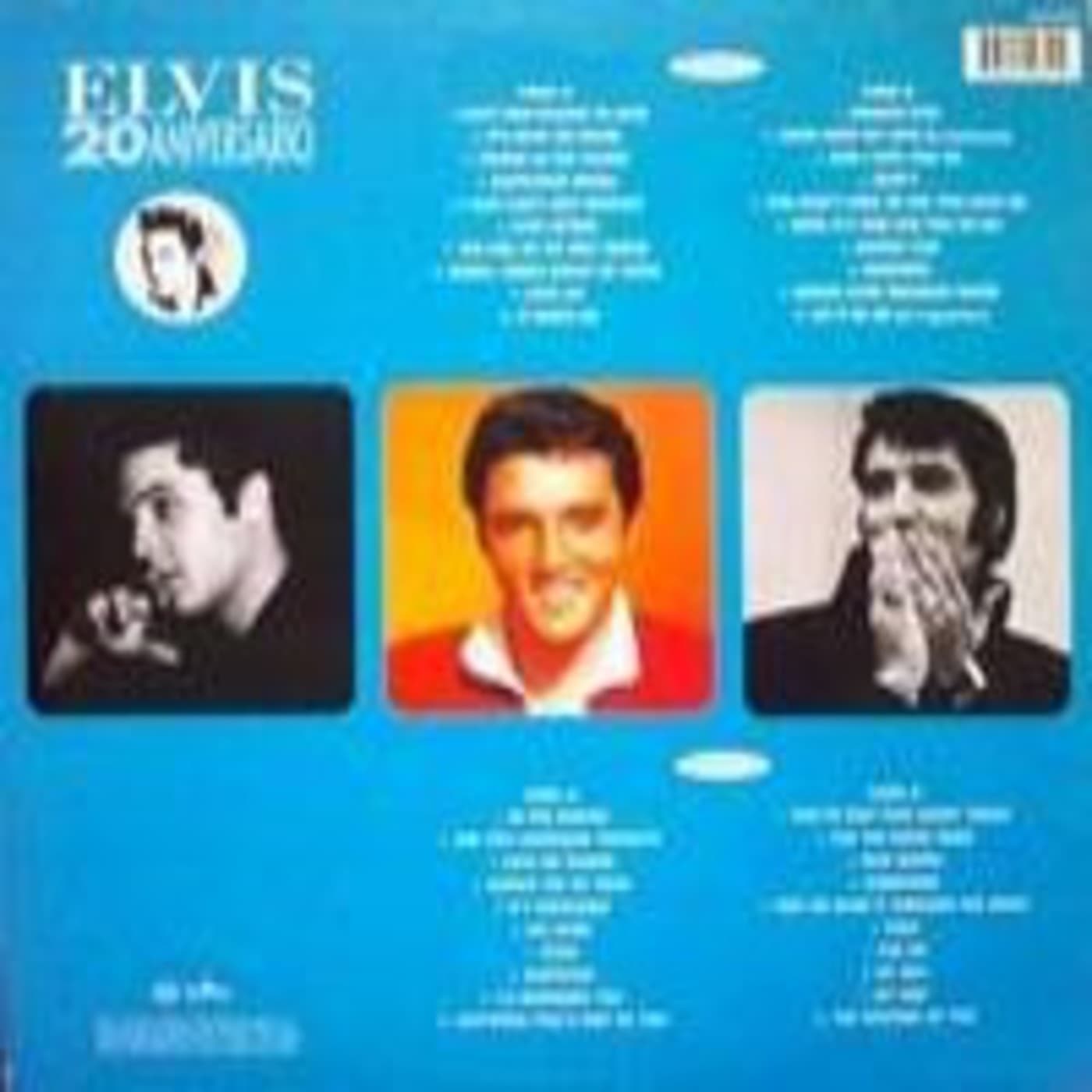 20 Aniversario - Sus Grandes Canciones de Amor (Disco 2) - ELVIS PRESLEY LPs cover