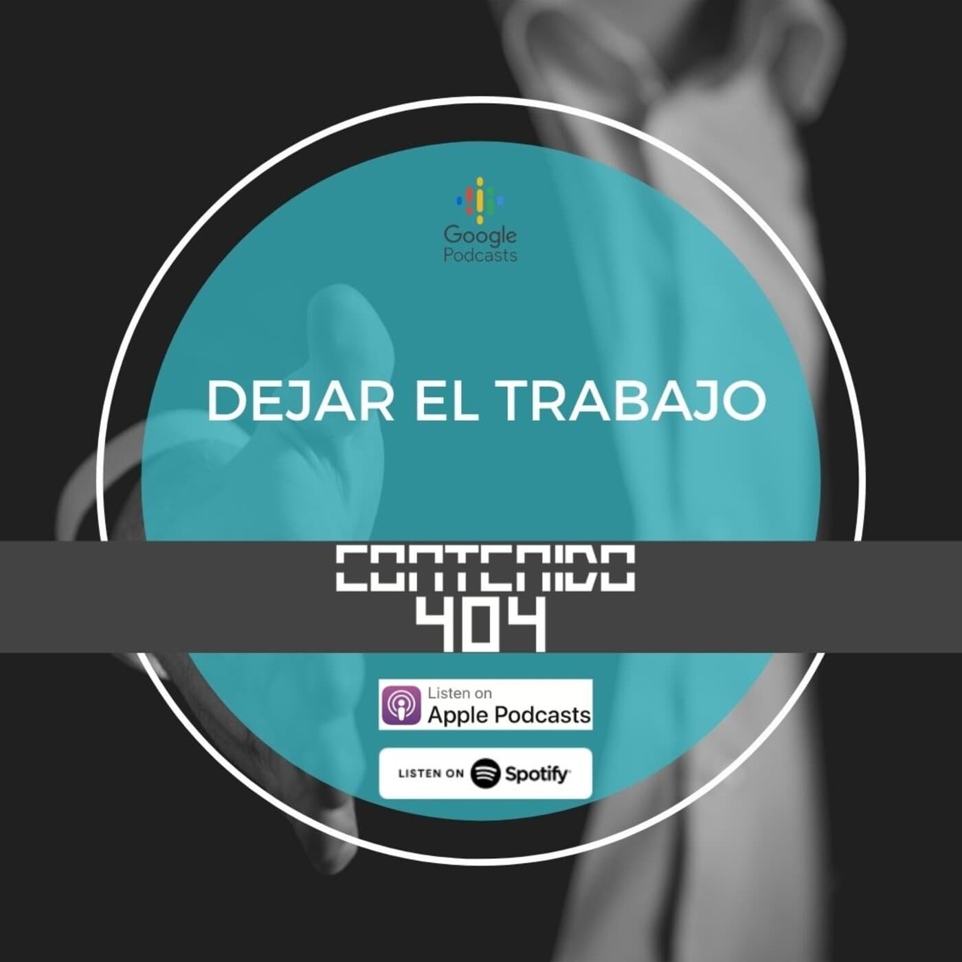 Dejar el trabajo - Contenido 404 cover