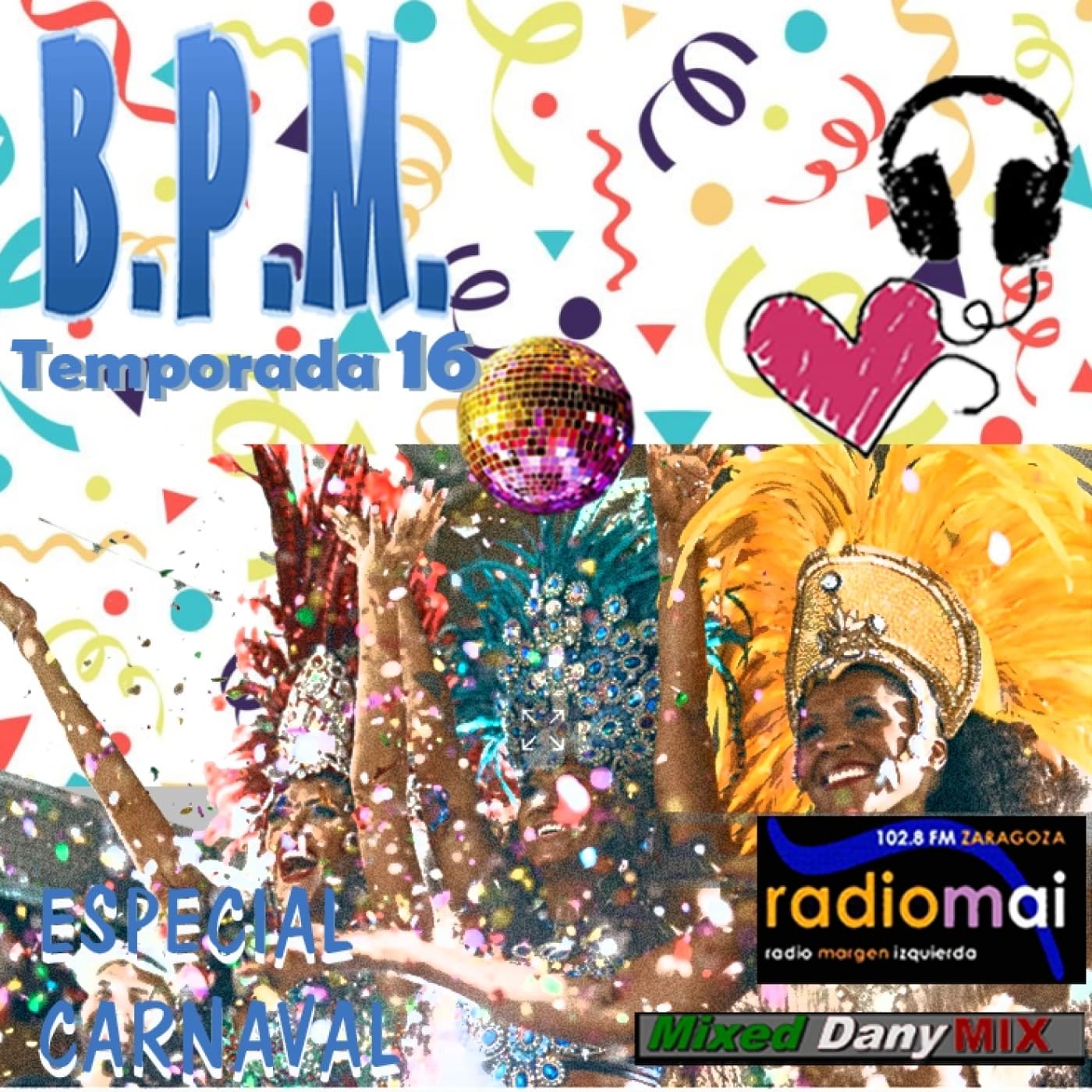 BPM-P660T16x24 - Especial Carnaval Parte 1 (12-02-2026) -Daniel Casanova DanyMix - BPM Radio Project cover