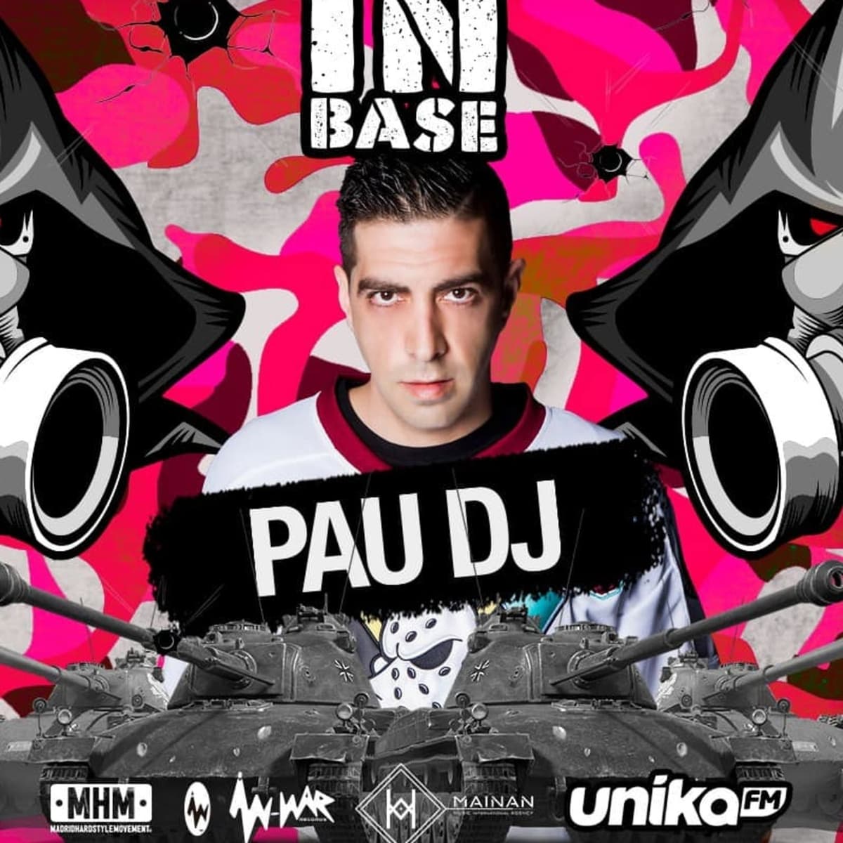 EPISODIO 93 INBASE FESTIVAL Pau DJ Unika FM 3-5-20 - Addicted 2Da Hardstyle Radio Show cover