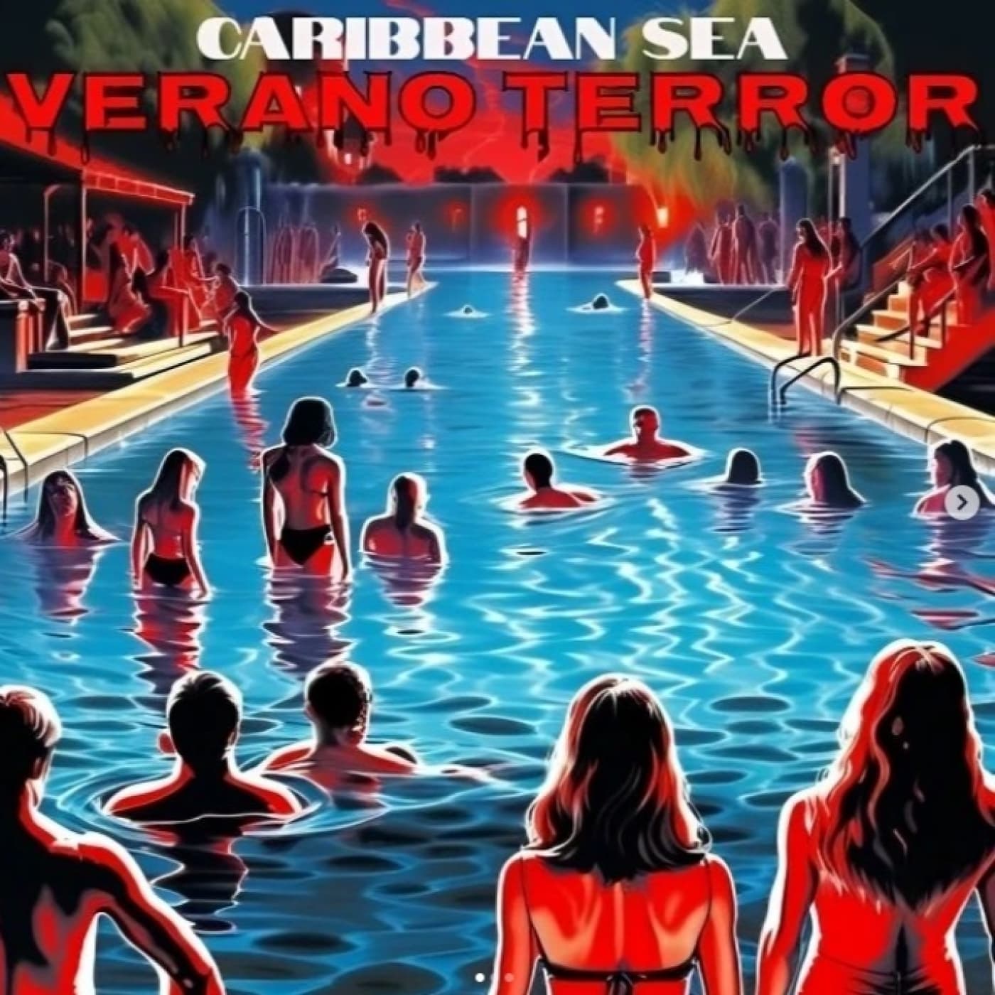 Beto Cardenes - Caribbean Sea - Disco Verano Terror - Podcast de Amigos del Rock cover