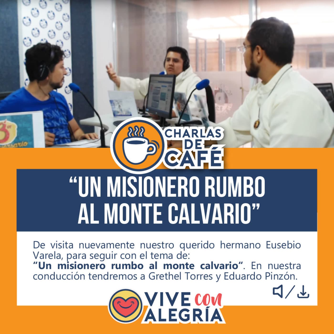 Charlas de café - Un misionero rumbo al monte calvario - Charlas de Café cover
