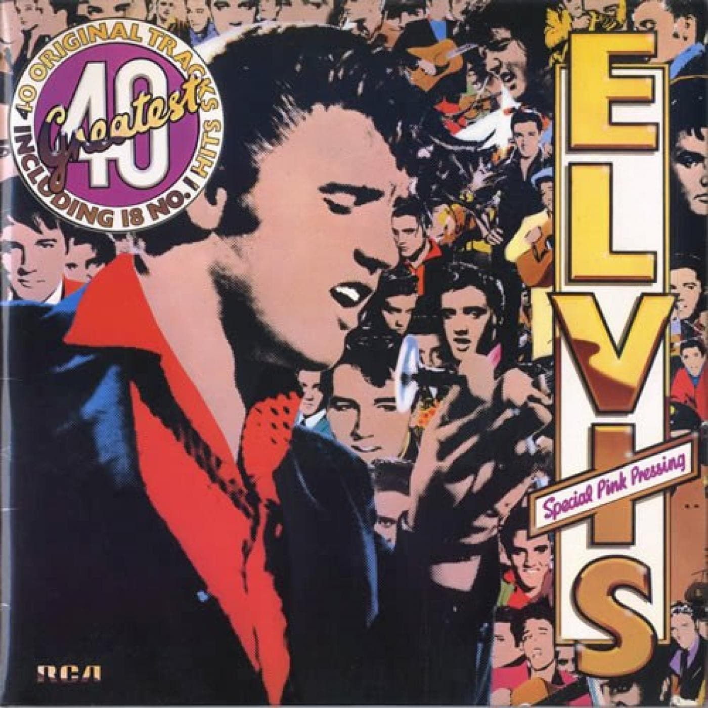 40 Greatest (RCA) - Disco 1 - ELVIS PRESLEY LPs cover