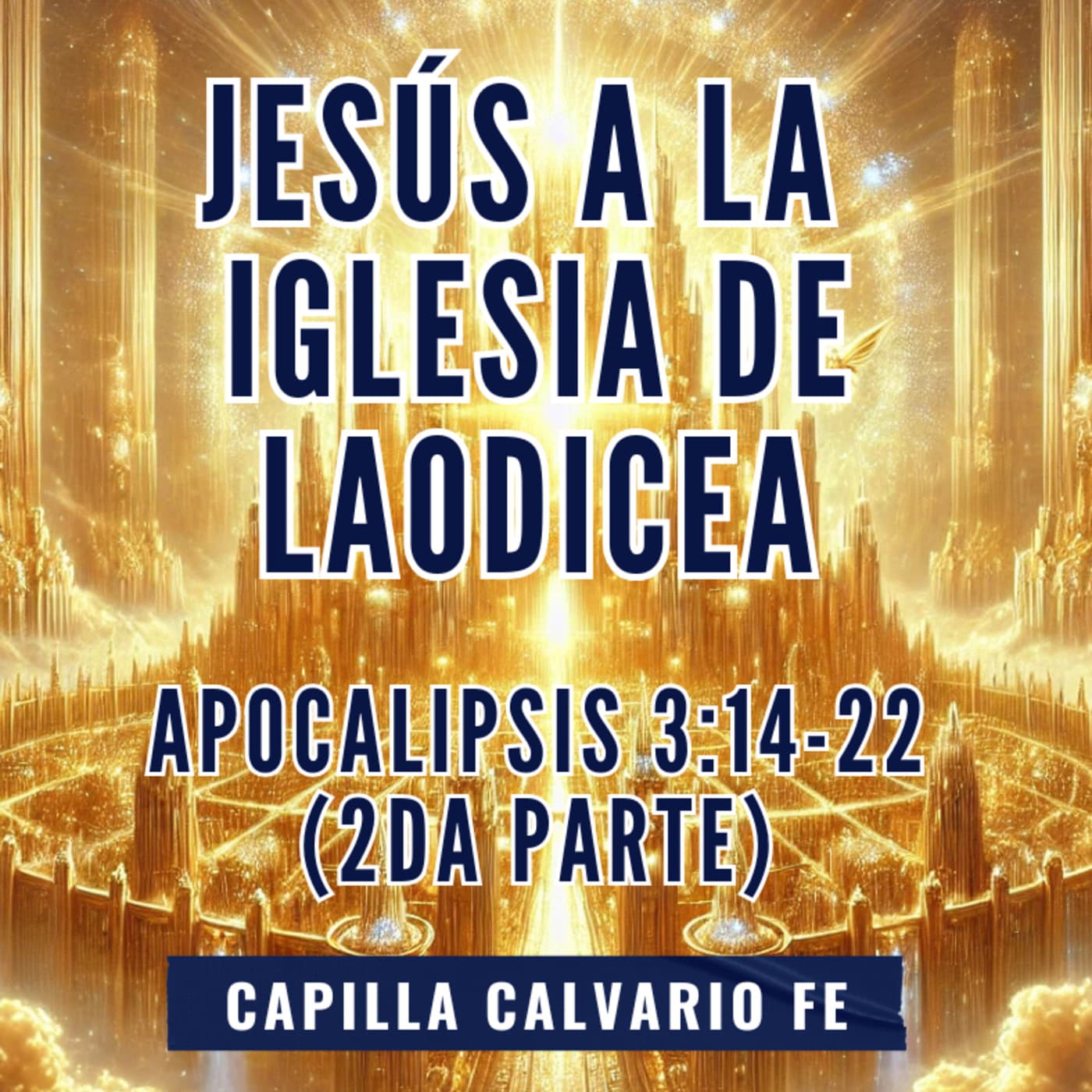 Apocalipsis 3.14-22 - Laodicea (2da parte) - Apocalipsis cover