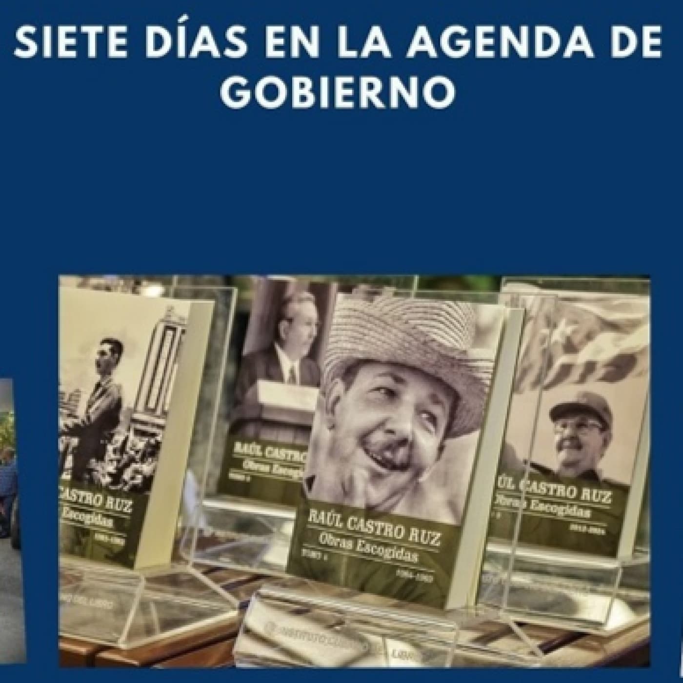 Siete días en la agenda de Gobierno - Radio Rebelde cover