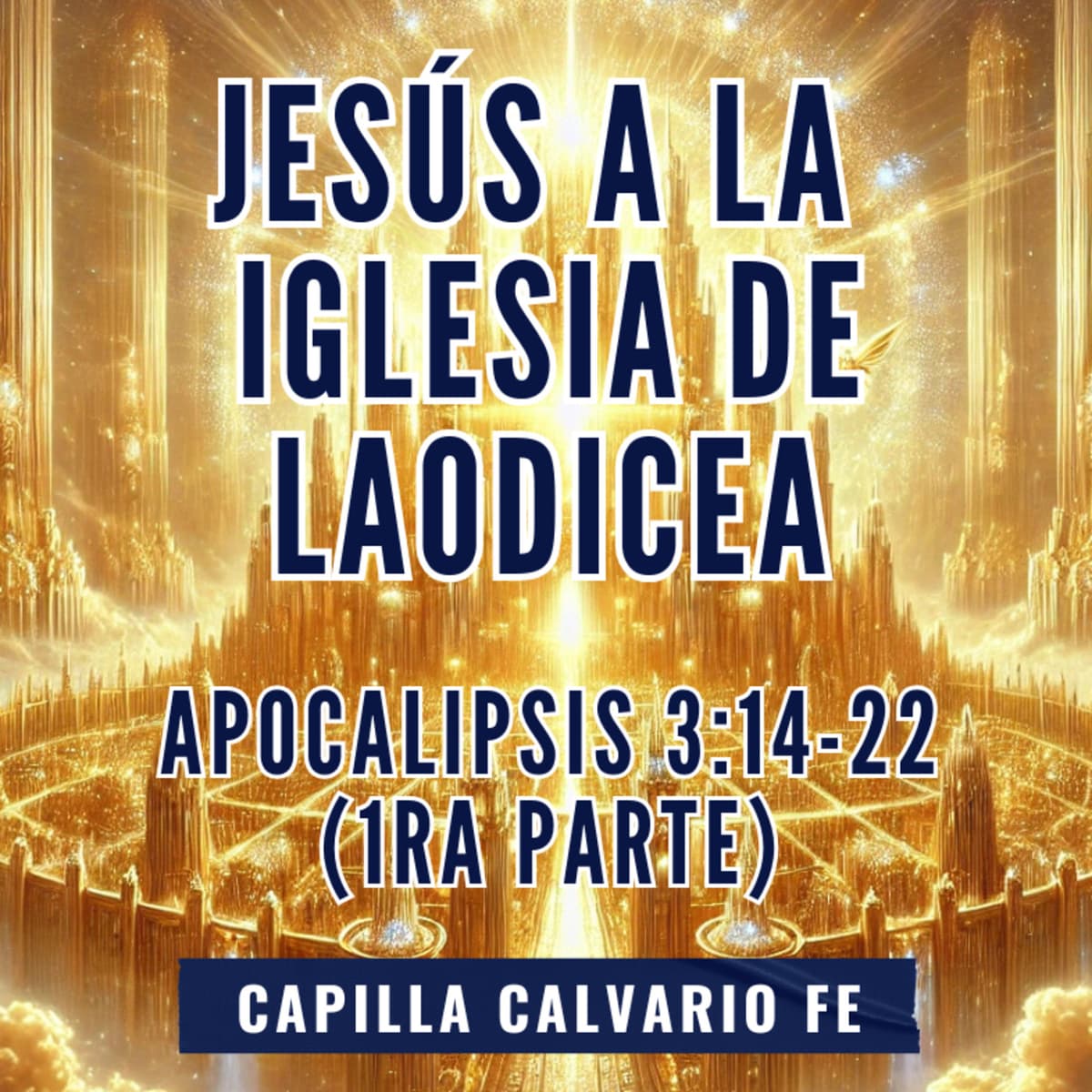 Apocalipsis 3.14-22 - Laodicea (1ra parte) - Apocalipsis cover