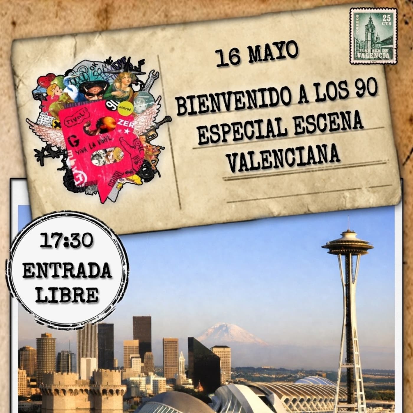 1122 - Programa en directo desde Valencia el próximo 16 de mayo — Bienvenido a los 90 cover