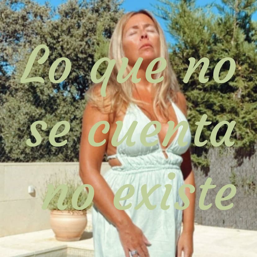 Lo que no se cuenta no existe cover