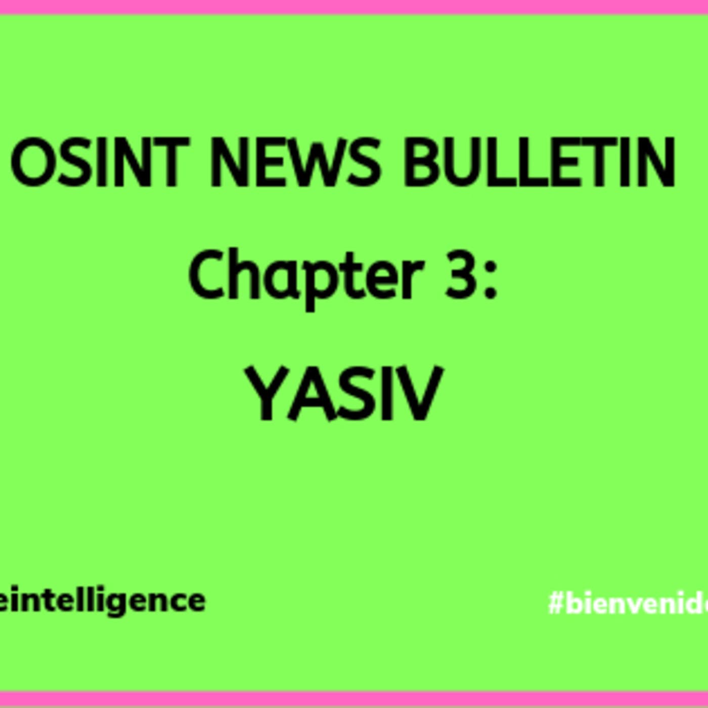 OSINT NEWS BULLETIN cover