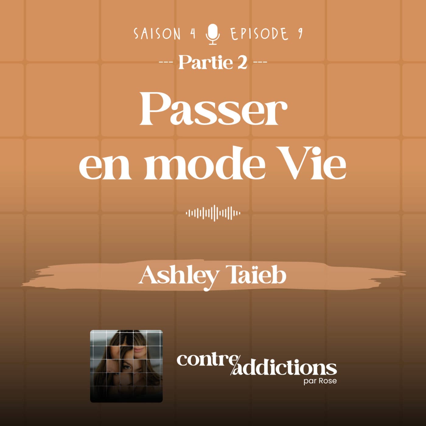 S4E9 - 2ème partie : Passer en mode Vie - Ashley Taïeb - Contre-addictions par Rose cover