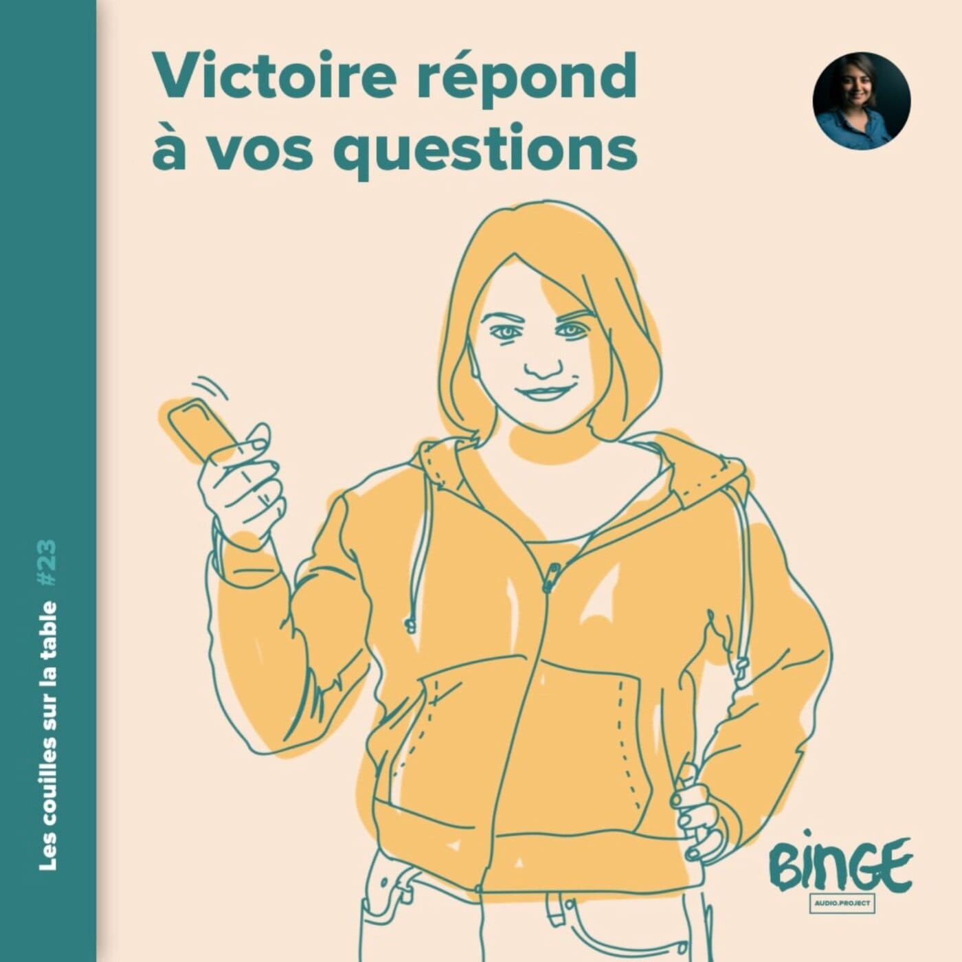 Victoire répond à vos questions - Les Couilles sur la table cover