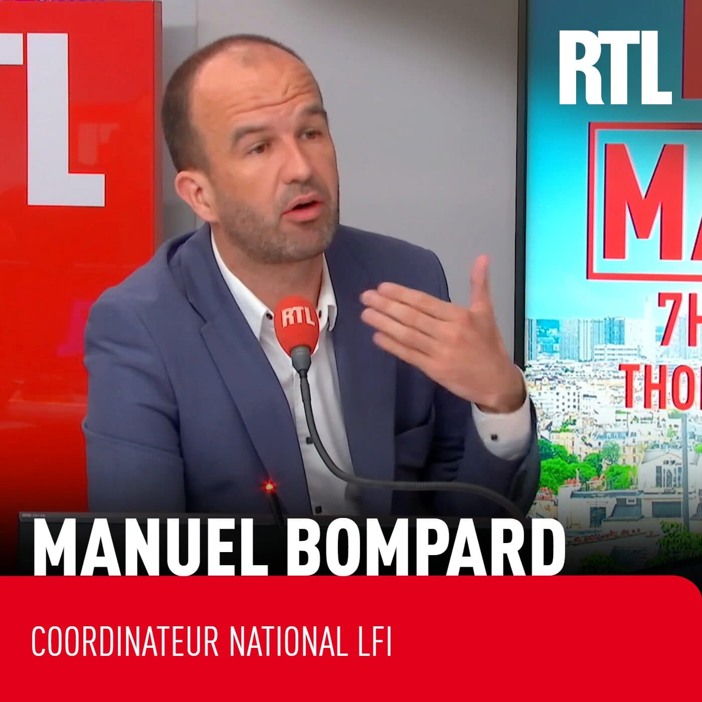 Manuel Bompard dénonce "l'impuissance de la France" et demande à "condamner l'agression illégale" des États-Unis et d'Israël contre l'Iran - Les invités de RTL cover