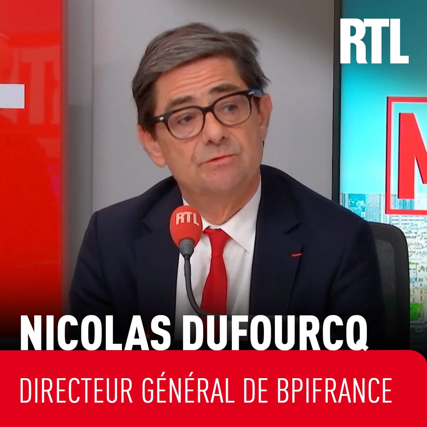 "Y'a plus un sou" : sur RTL, le patron de Bpifrance met en garde contre un risque de "dépendance de la France à des pays extérieurs prédateurs" — Les invités de RTL cover