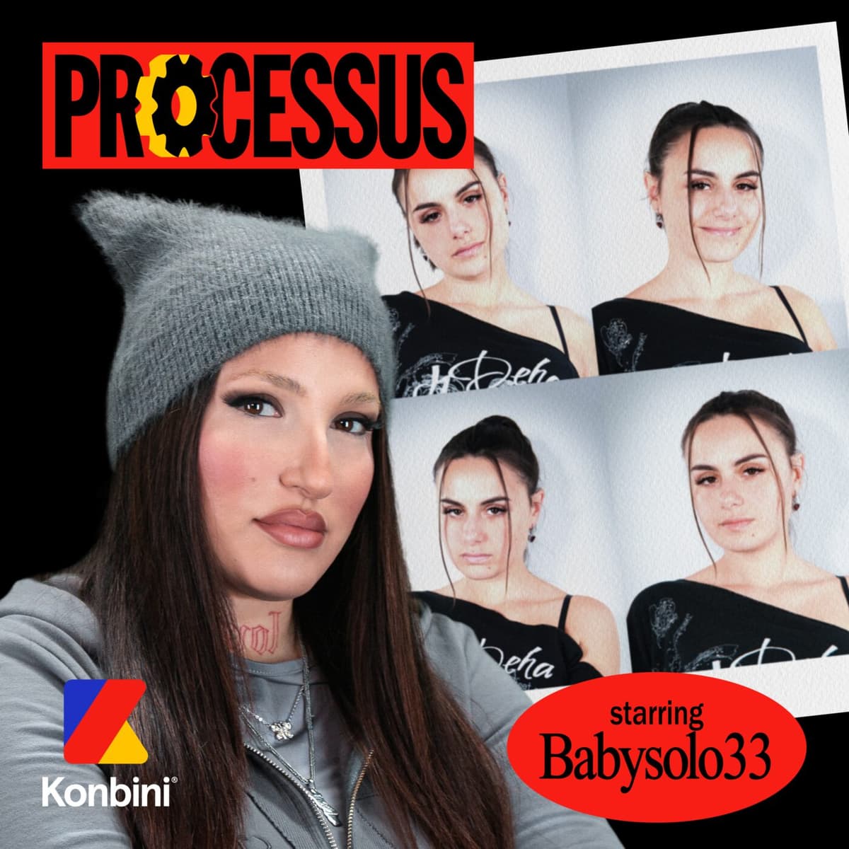 BabySolo33 -  Jeune, brute & jolie - Processus - Konbini cover