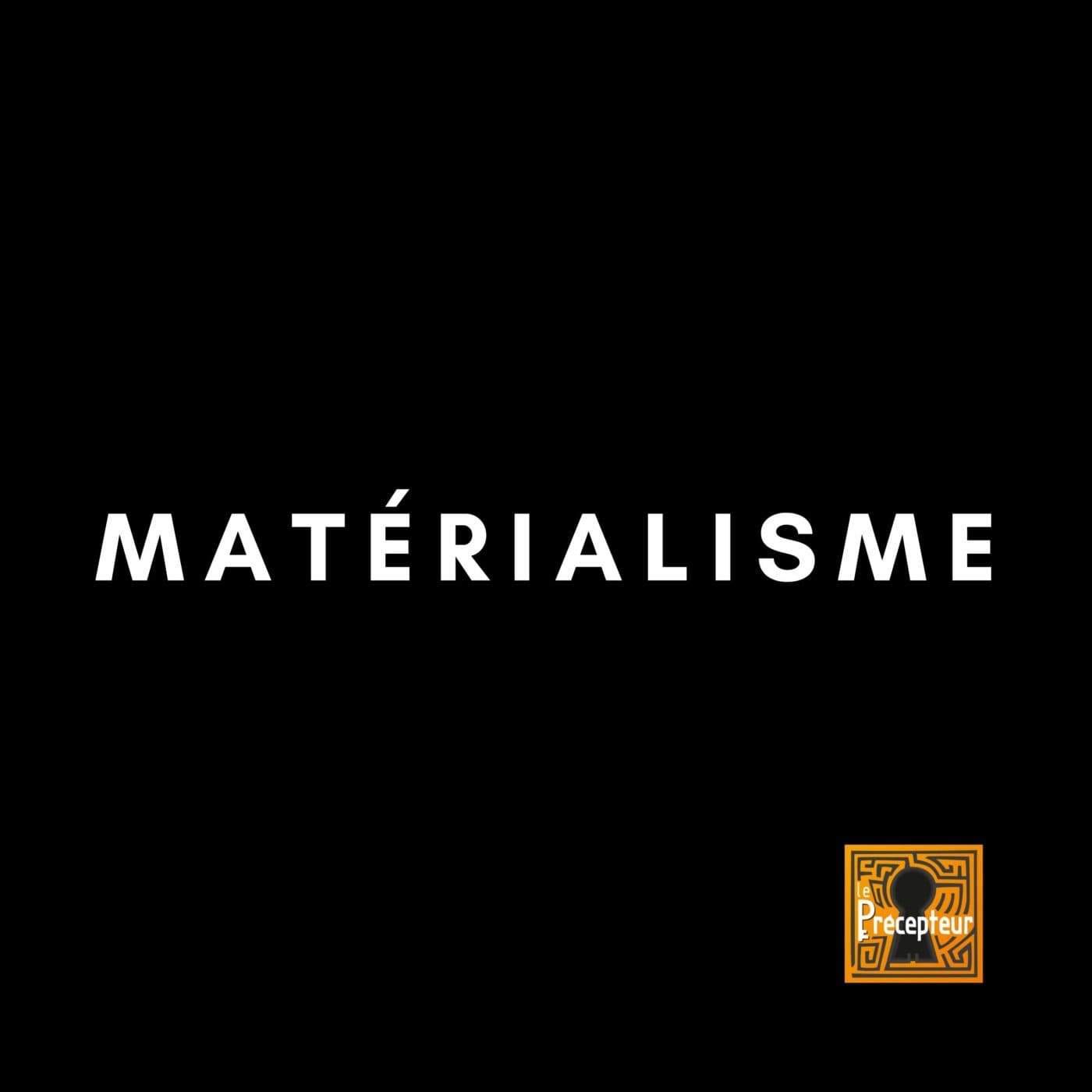 🔒 MATÉRIALISME - 10 concepts fondamentaux de la philosophie cover