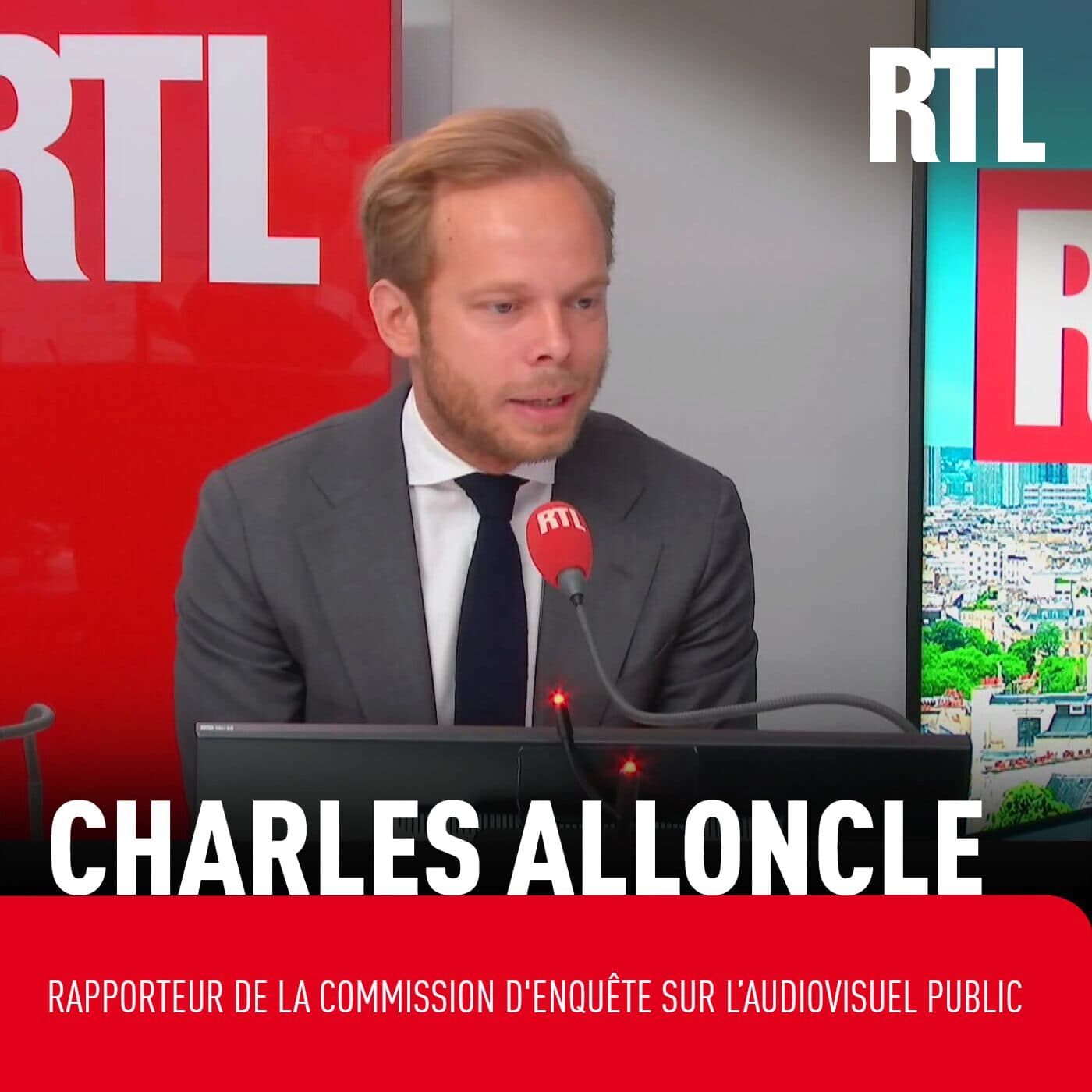 Charles Alloncle, rapporteur de la Commission sur l'audiovisuel public : la plainte pour prise illégale d'intérêts est "une énième tentative de diversion" - Les invités de RTL cover