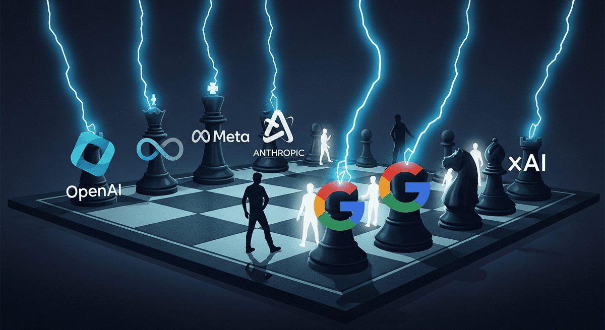 The Great Decoupling: Inside the AI Talent Wars - Daily AI, by AI cover