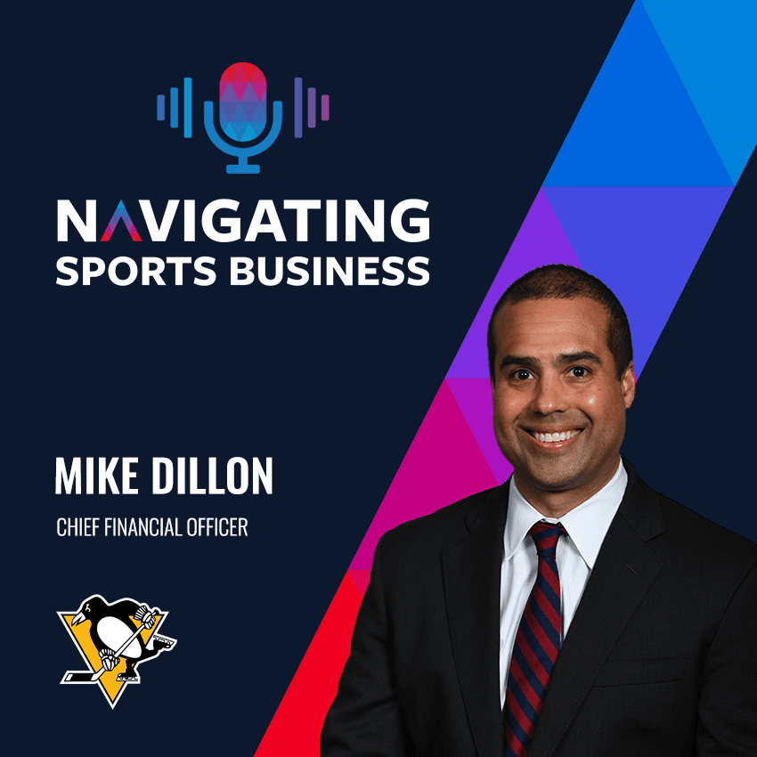141. Mike Dillon - Pittsburgh Penguins - Navigating Sports Business cover