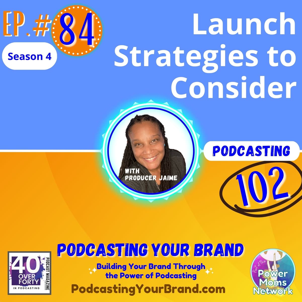 Episode 84: Launch Strategies to Consider (Podcasting 102) - Podcasting Your Brand cover
