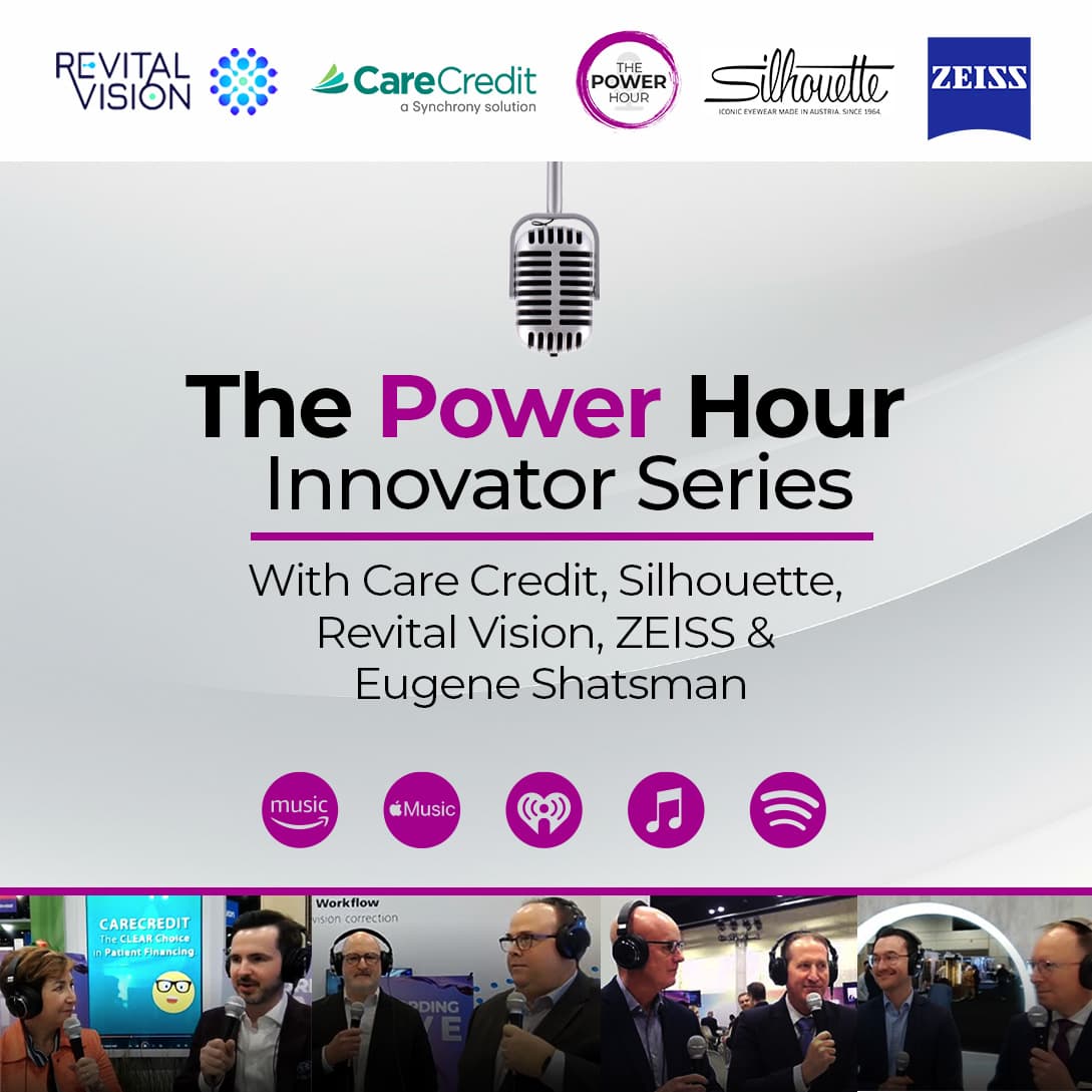 4 Industry Leaders, 4 Big Ideas: What's Next for Your Optometry Practice? - Power Hour Optometry cover