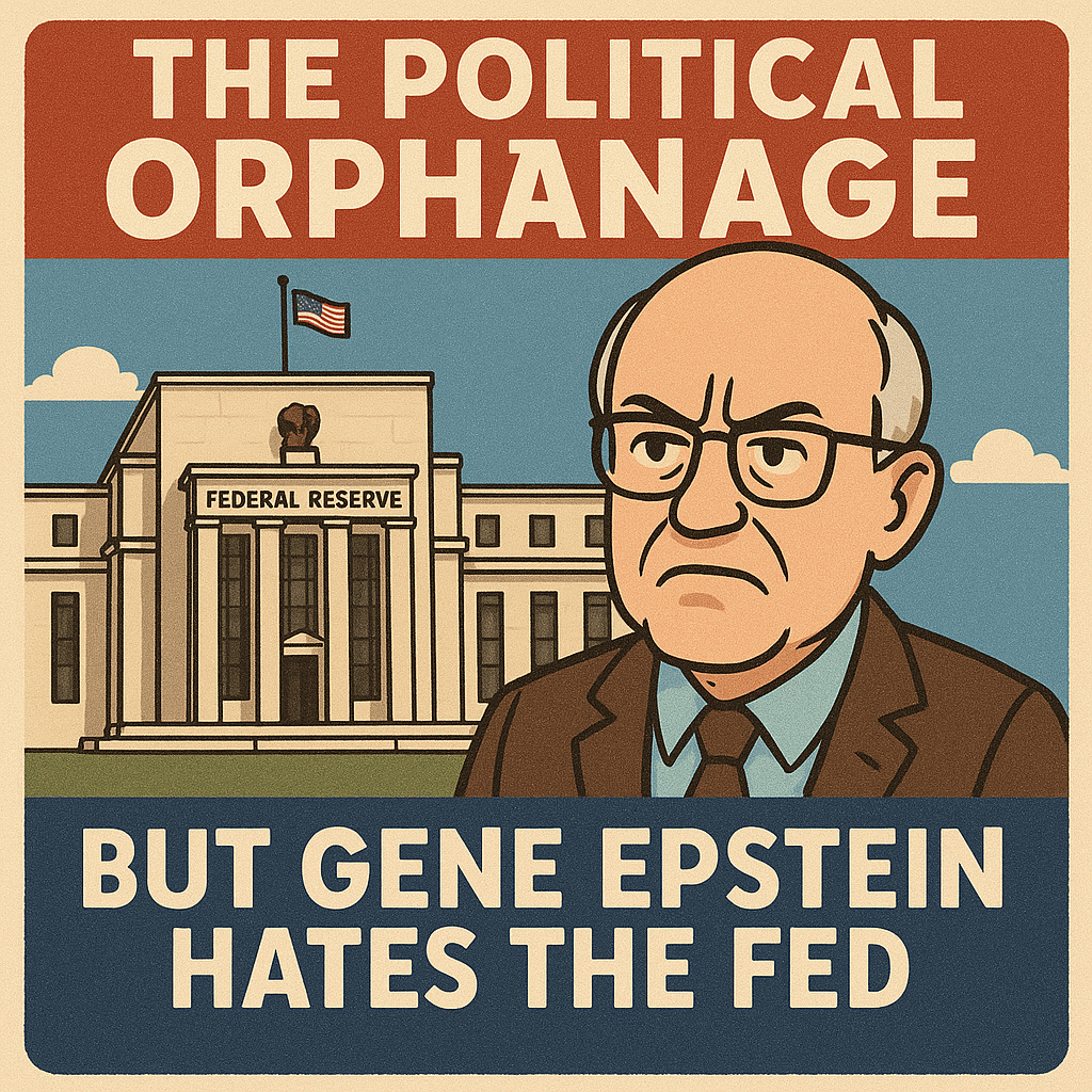 But Gene Epstein Hates the Fed - The Political Orphanage cover