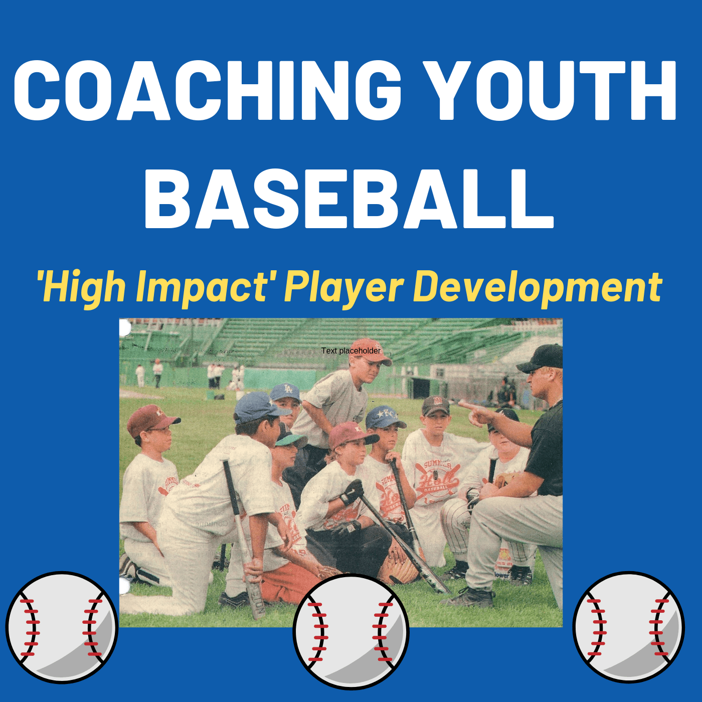 Coaching Youth Baseball cover