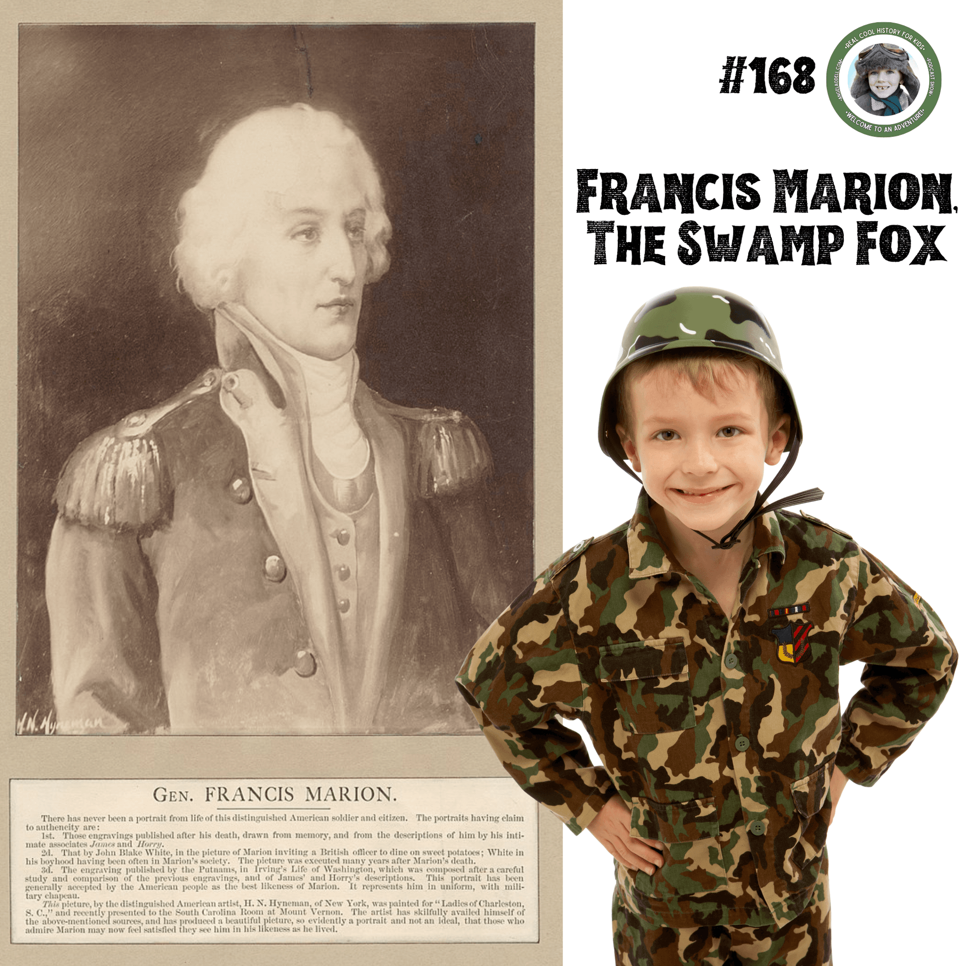 Francis Marion, the Swamp Fox (a special episode for Cassandra Hayes) - Real Cool History for Kids cover