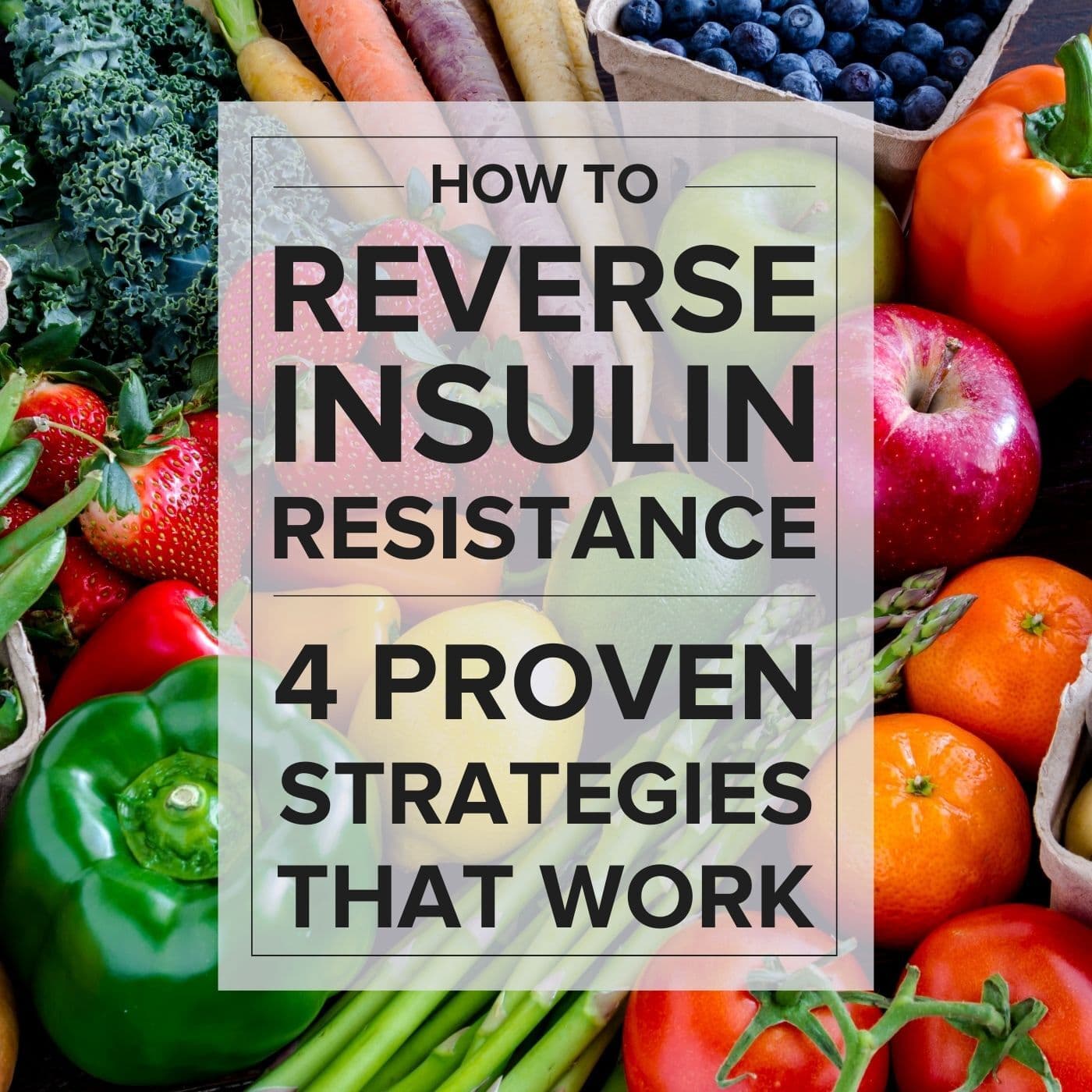 How To Reverse Insulin Resistance - 4 Proven Strategies That Work — Mastering Diabetes Audio Experience cover