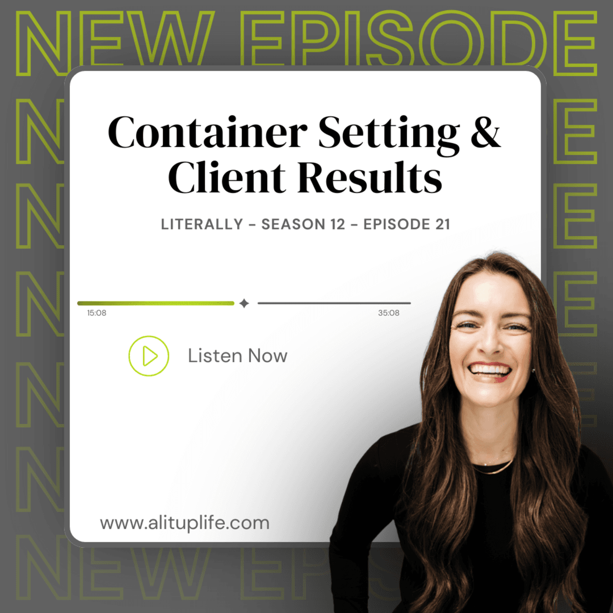 Container Setting & Client Results (Close-Up with Lacey) - LITerally cover