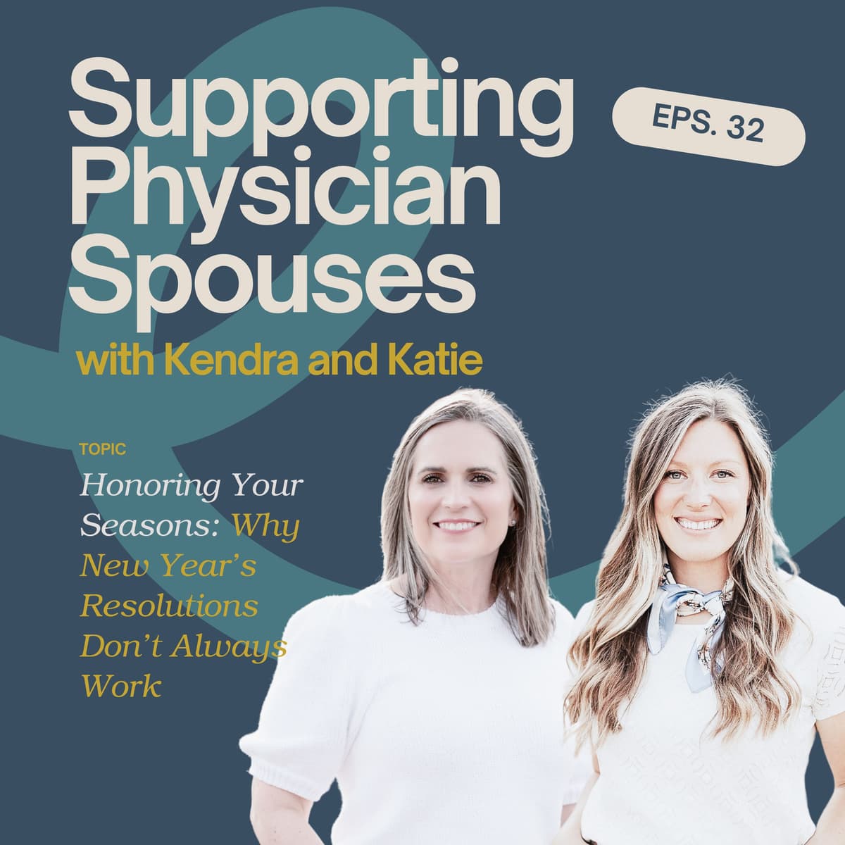 Episode 32: Honoring Your Seasons: Why New Year's Resolutions Don't Always Work for Physician Spouses - Supporting Physician Spouses cover