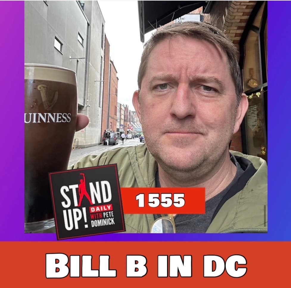 1555 Bill Boyle + News & Clips - Stand Up! with Pete Dominick cover