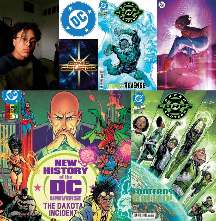 New History of The DC Universe: The Dakota Incident & Green Lantern Corps Spotlight with Morgan Hampton — The Comic Source Podcast cover