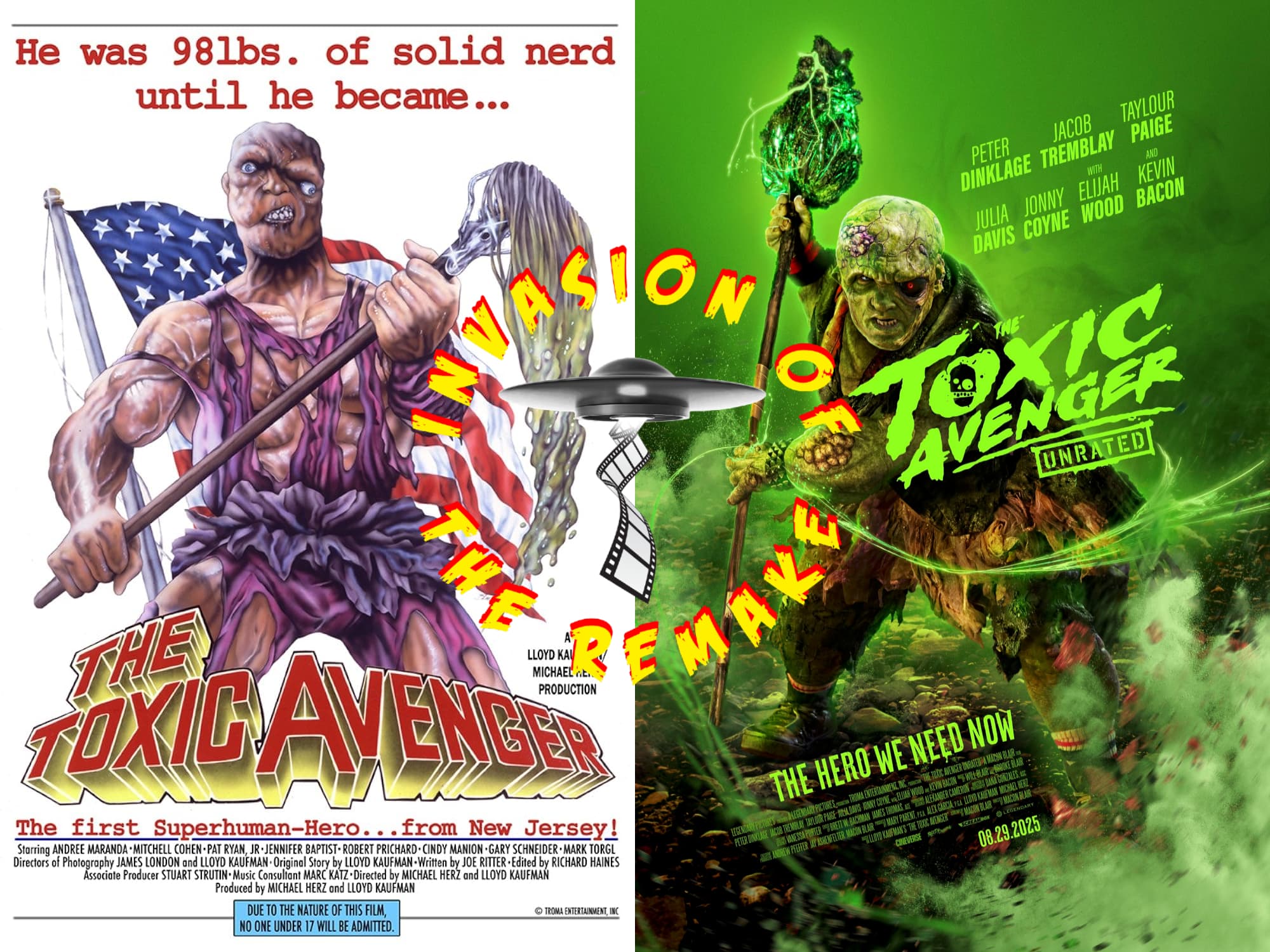 Ep.461 The Toxic Avenger (1984 vs. 2023) - Invasion of the Remake cover