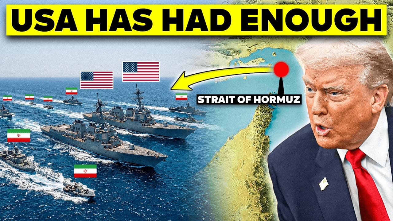 US WIPES OUT Iran's Navy, 9 Ships Destroyed & Sunk - Business Basics cover