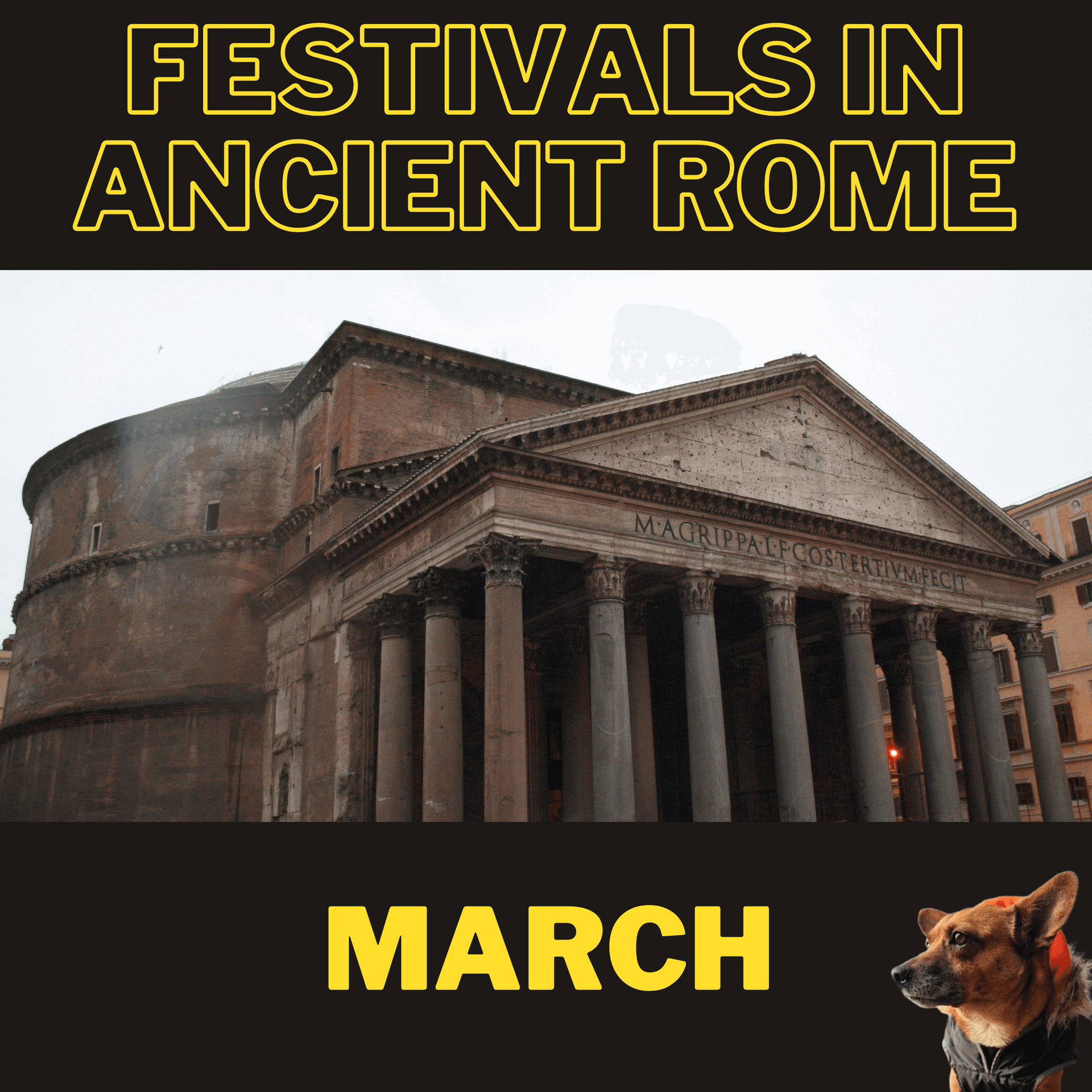Festivals in ancient Rome: March - Ancient History Hound cover