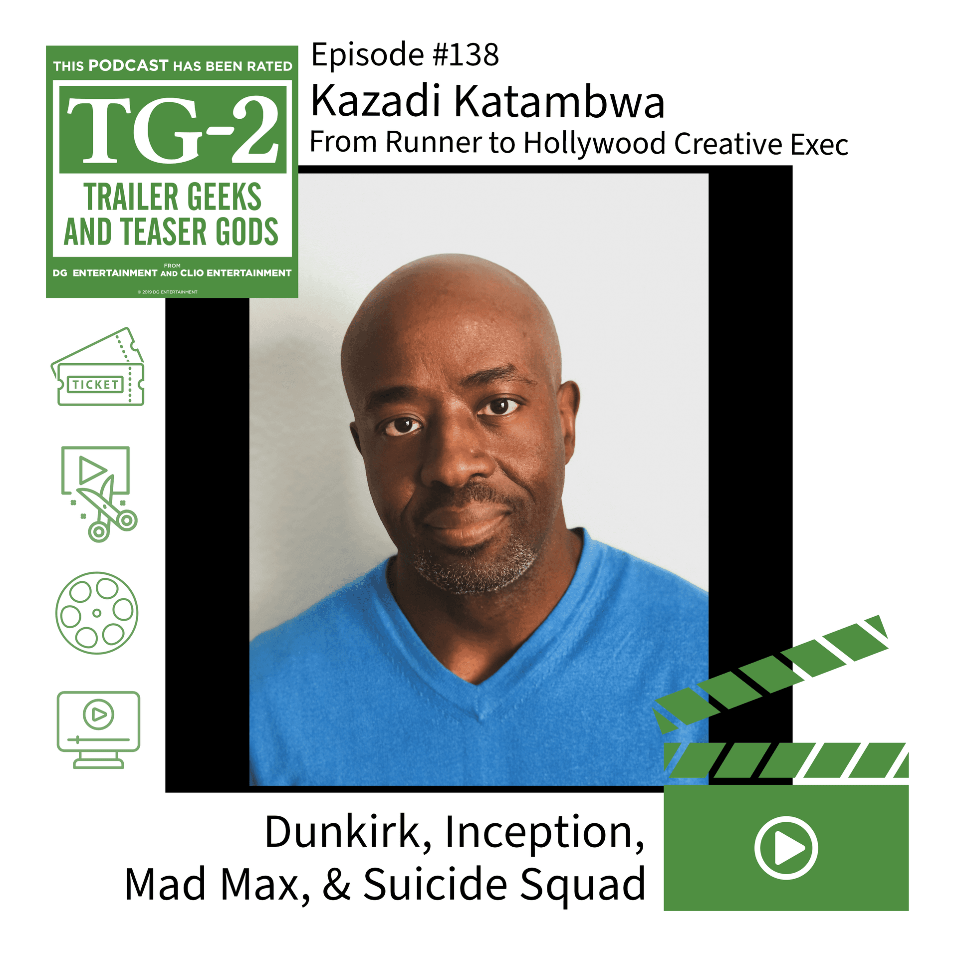 Kazadi Katambwa on From Runner to Hollywood Creative Executive - Trailer Geeks and Teaser Gods cover