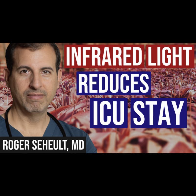 Episode 138. Infrared Light Reduces ICU Stay - MedCram cover