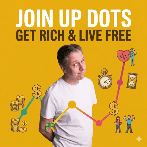 The Mindset Shift - JOIN UP DOTS - GET RICH & LIVE FREE (Business Coaching With A Touch Of Life Coaching Too) cover