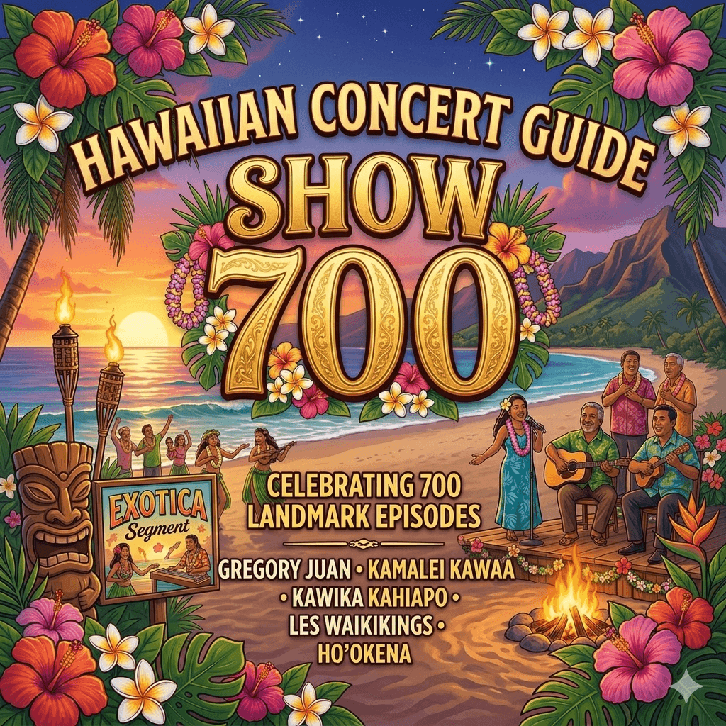 Hawaiian Concert Guide Show 700 - Les Waikikings - Hawaiian Concert Guide cover