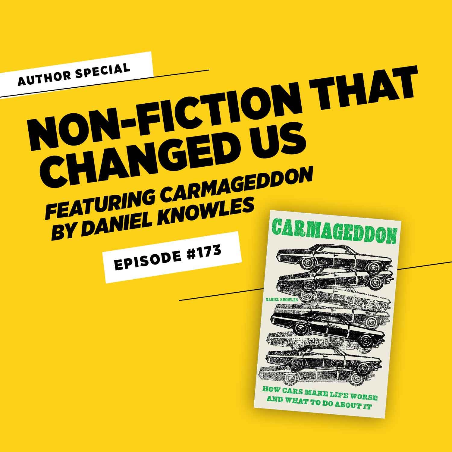 Nonfiction That Changed Us, featuring Carmageddon by Daniel Knowles - The Book Club Review cover