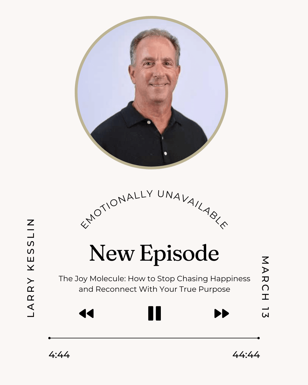 The Joy Molecule: How to Stop Chasing Happiness and Reconnect With Your True Purpose - Emotionally Unavailable cover