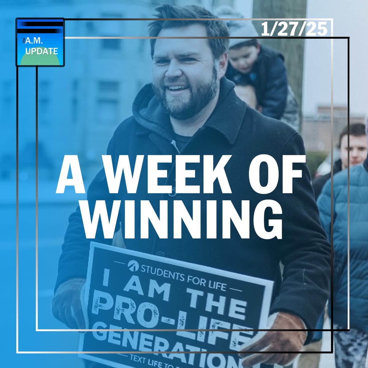 Trump Carries a YUGE Stick | The Deportations Will Continue Until Morale Improves | 1/27/25 - The A.M. Update cover