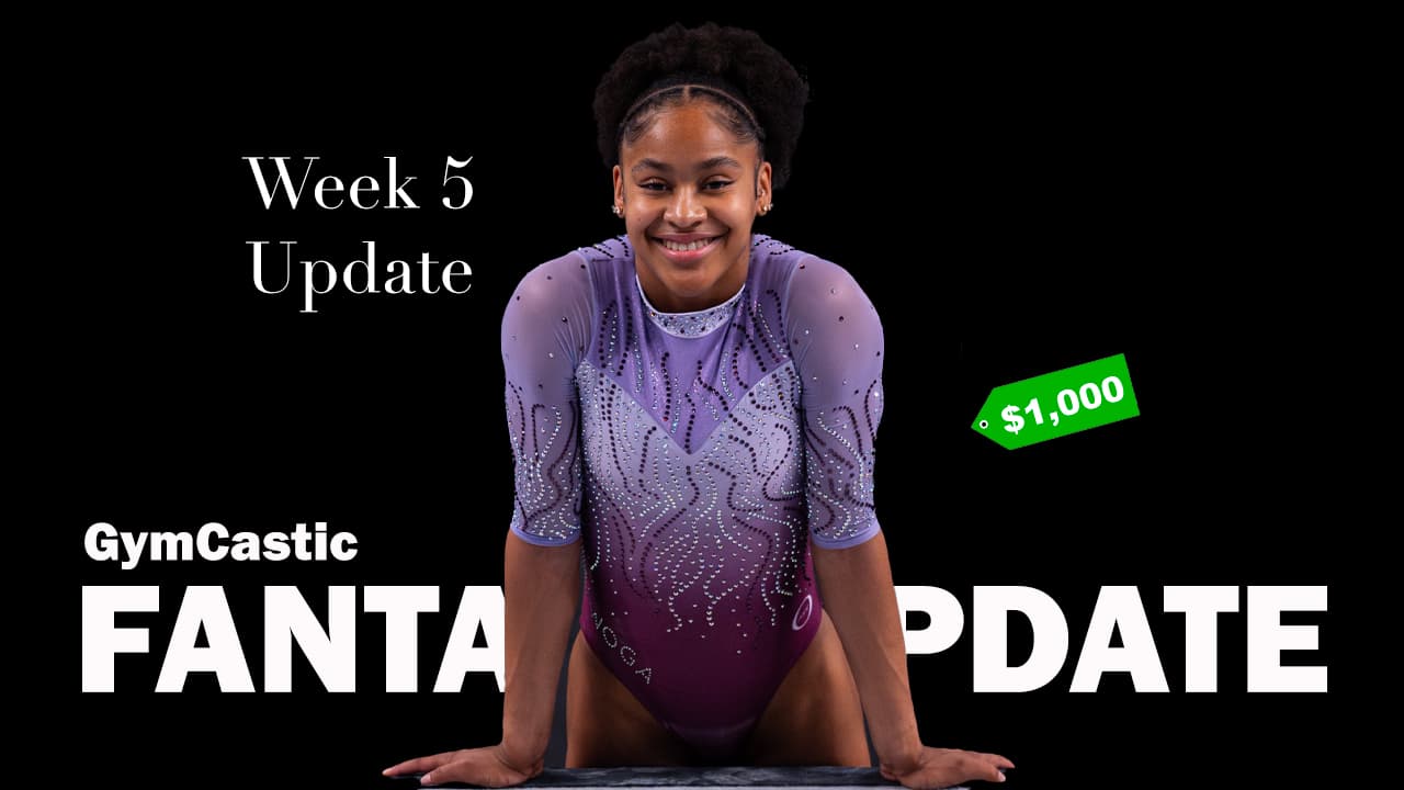 Fantasy Gymnastics Update - NCAA Week 5 - GymCastic: The Gymnastics Podcast cover