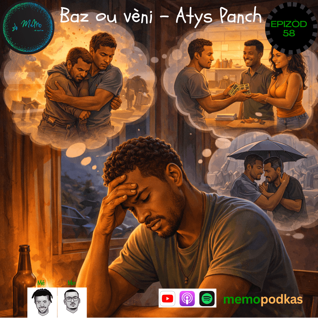 Epizòd 58 - Baz ou vèni - Atyspanch - Memo Pòdkas cover